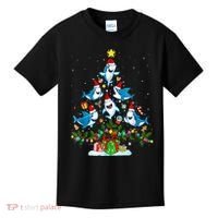 This Is My Christmas Pajama Shirt Funny Christmas Shark Tree Kids T-Shirt thumb 0