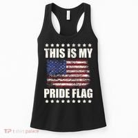 This Is My Pride Flag USA American 4th of July Patriotic Women's Tank Top thumb 0