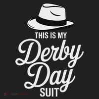 This Is My Derby Day Suit Funny Fedora Style Women's Sweatshirt thumb 2
