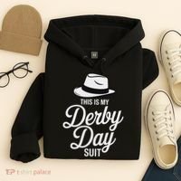 This Is My Derby Day Suit Funny Fedora Style Hoodie thumb 4
