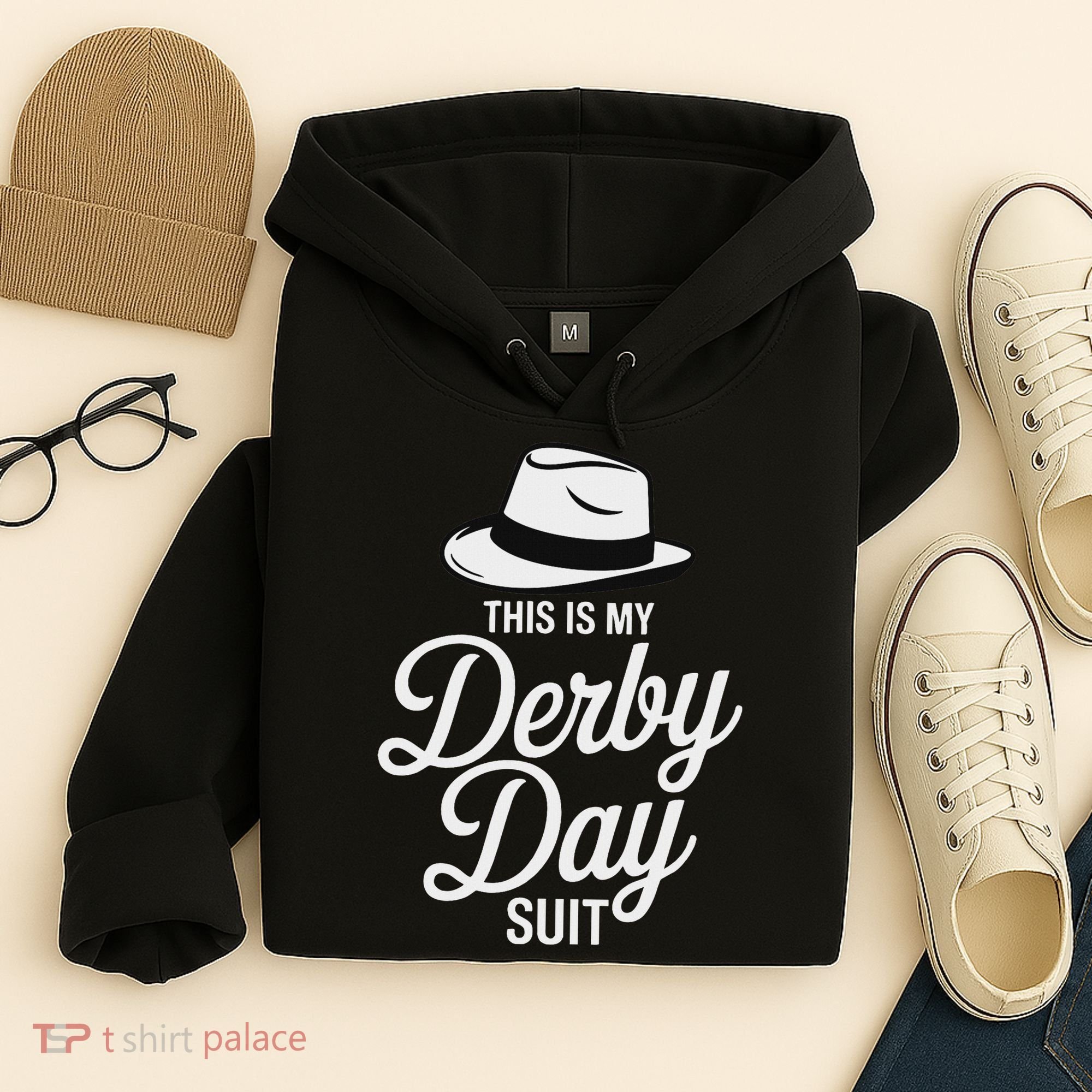 This Is My Derby Day Suit Funny Fedora Style Hoodie