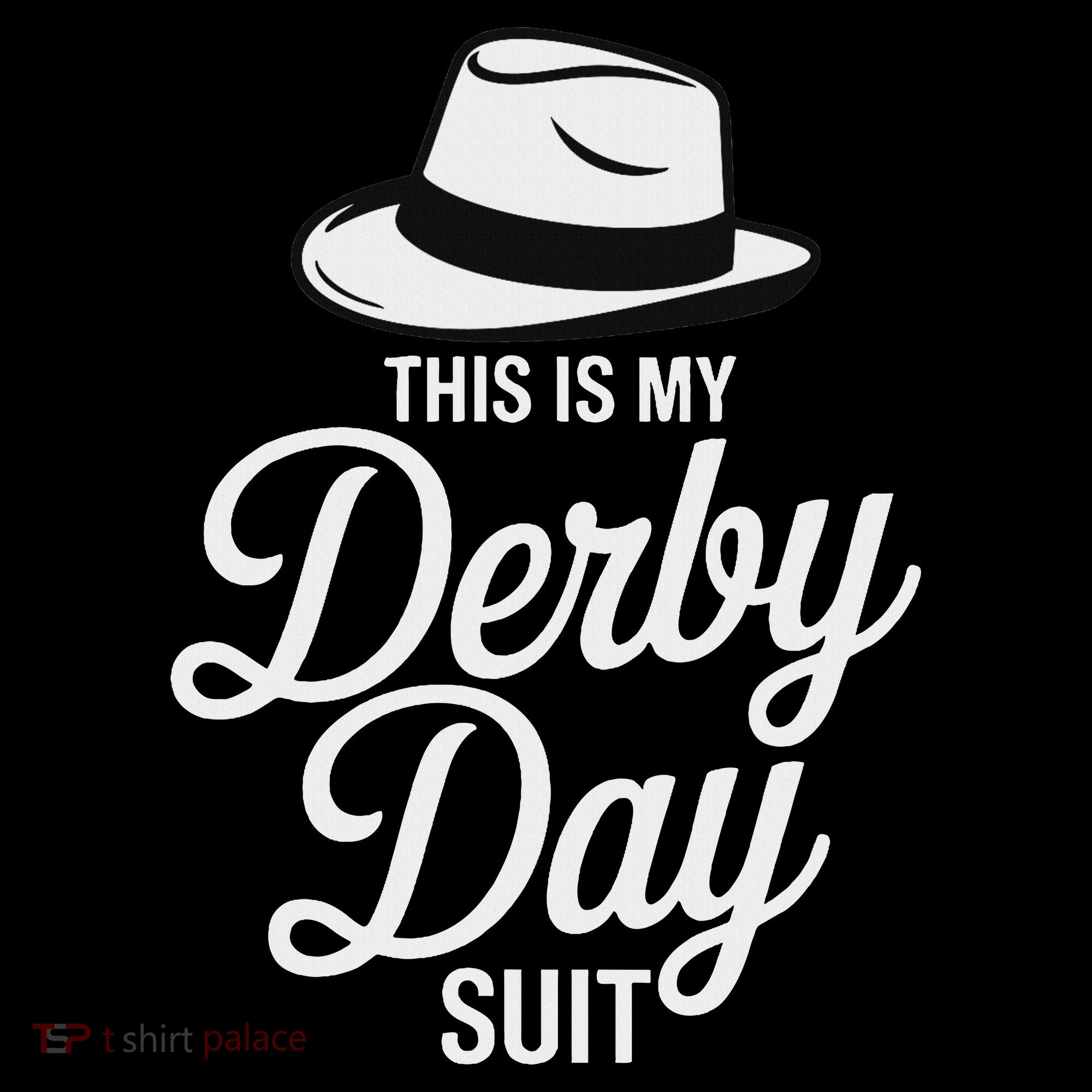 This Is My Derby Day Suit Funny Fedora Style Hoodie