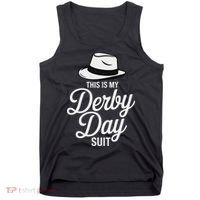This Is My Derby Day Suit Funny Fedora Style Tank Top thumb 0