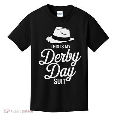 This Is My Derby Day Suit Funny Fedora Style Kids T-Shirt