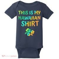 This Is My Hawaiian Tropical Luau Costume Party Hawaii Baby Bodysuit thumb 0