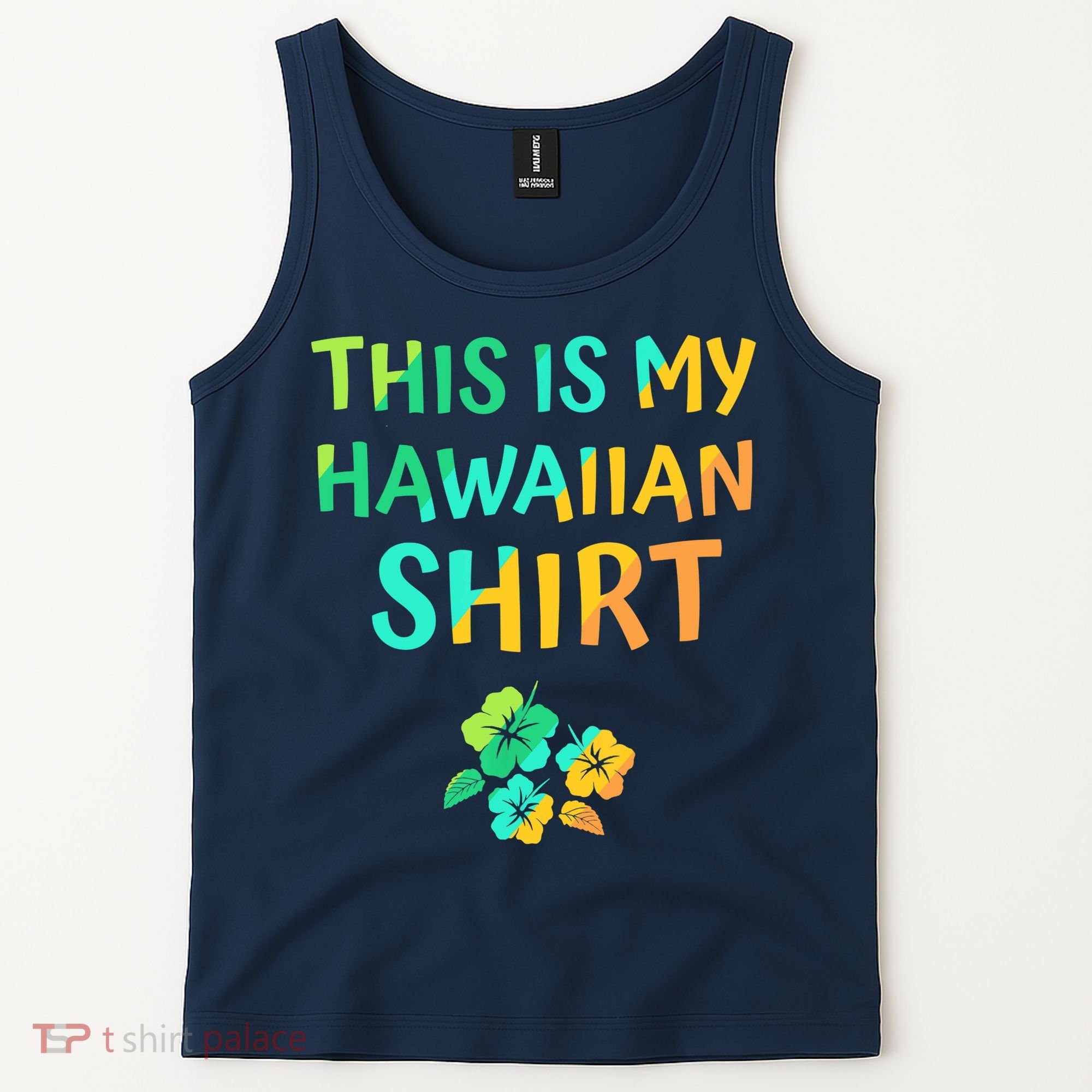 This Is My Hawaiian Tropical Luau Costume Party Hawaii Tank Top