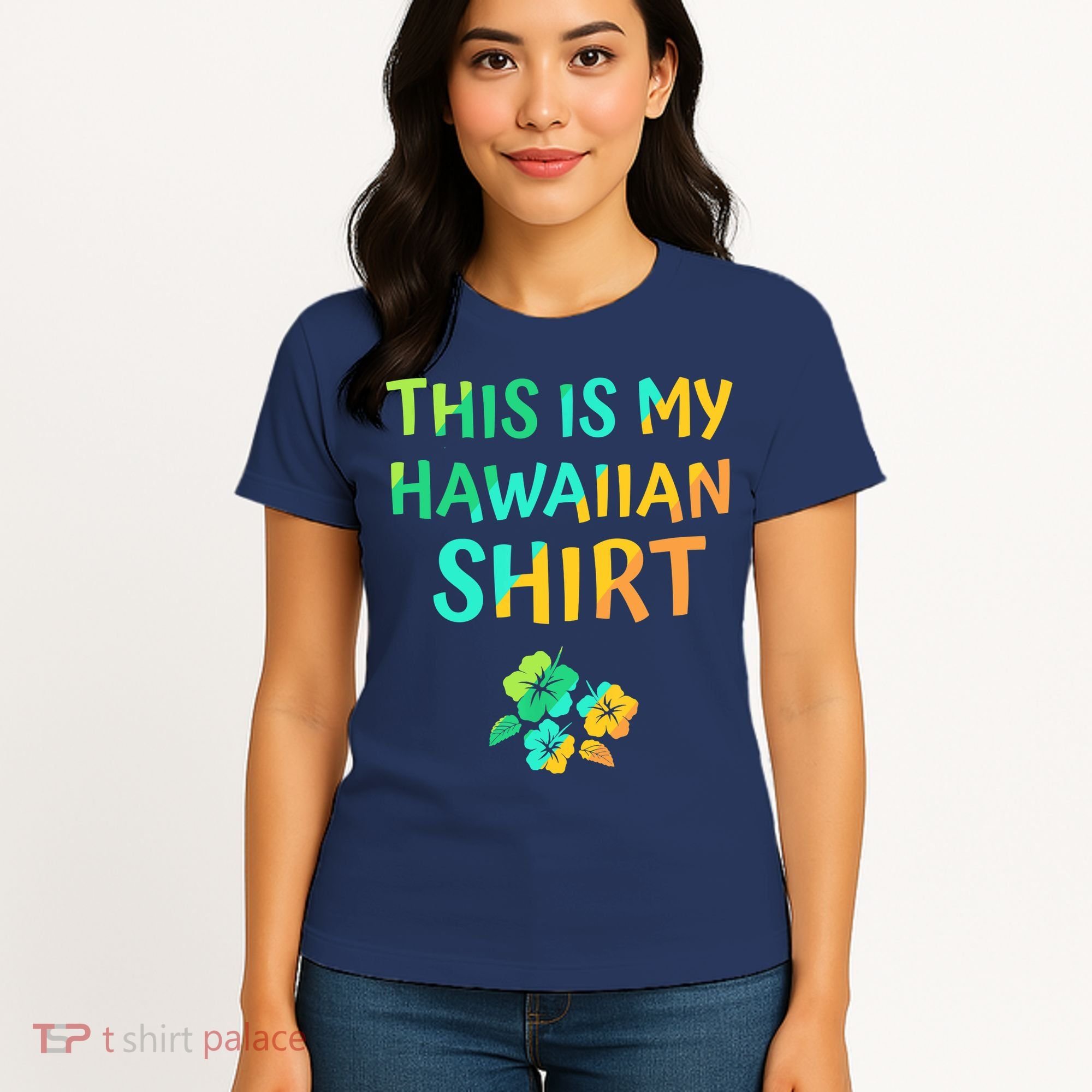 This Is My Hawaiian Tropical Luau Costume Party Hawaii Women's T-Shirt