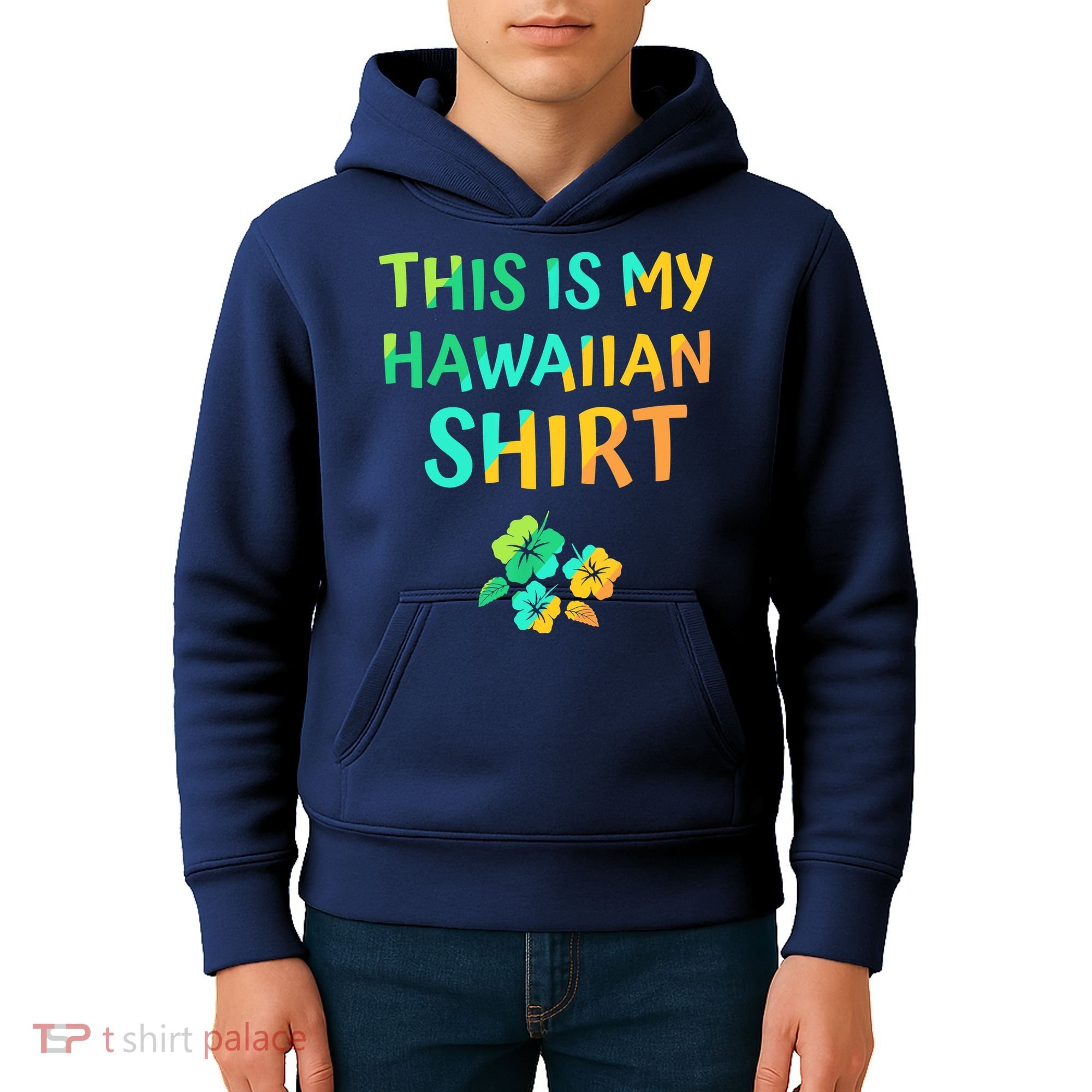 This Is My Hawaiian Tropical Luau Costume Party Hawaii Kids Hoodie