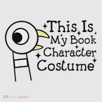 This Is My Book Character Costume Womens Funnel Neck Pullover Hood thumb 2