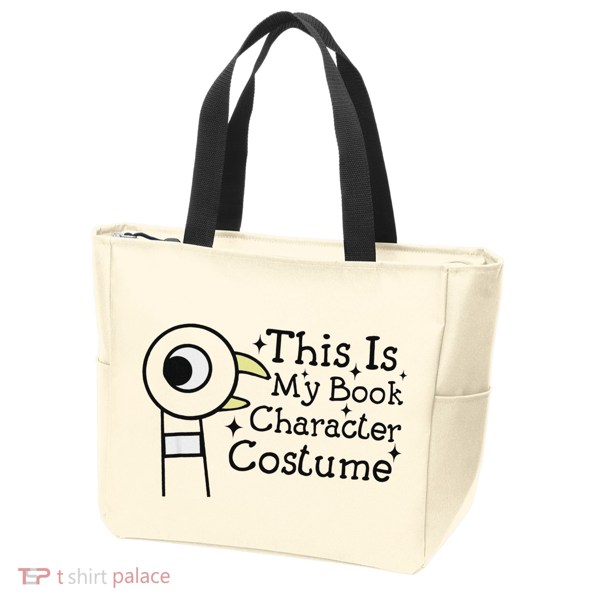 This Is My Book Character Costume Tote Bag