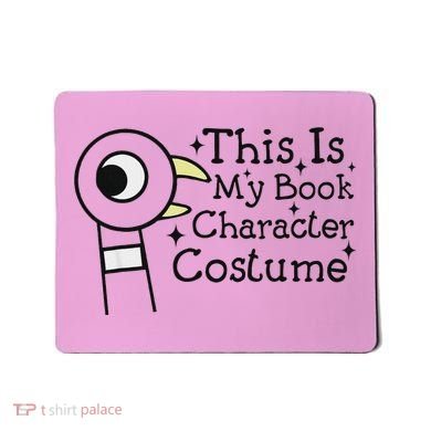 This Is My Book Character Costume Mousepad