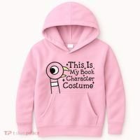 This Is My Book Character Costume Kids Hoodie thumb 0