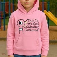 This Is My Book Character Costume Kids Hoodie thumb 2