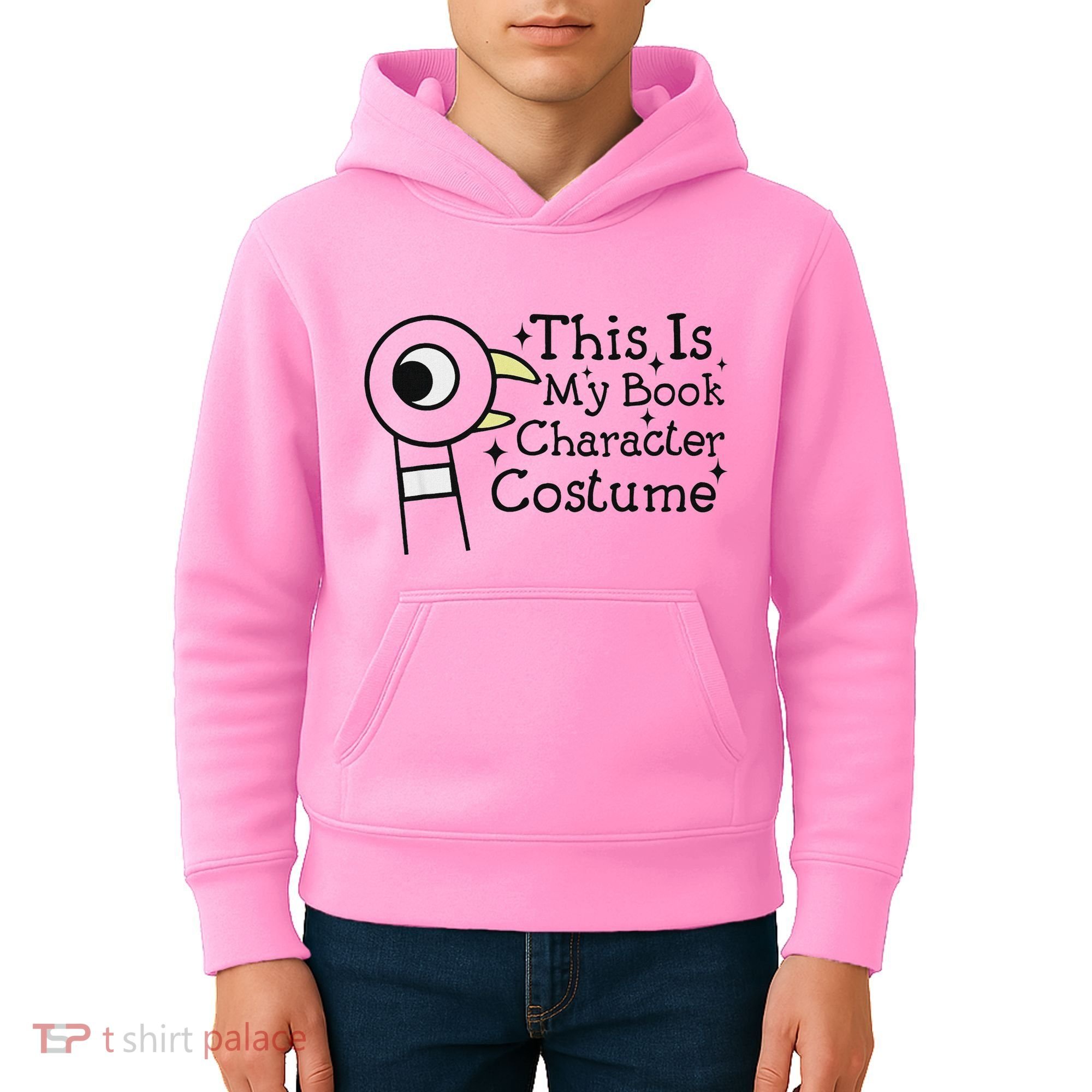 This Is My Book Character Costume Kids Hoodie