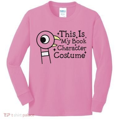 This Is My Book Character Costume Kids Long Sleeve Shirt