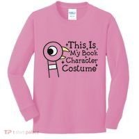 This Is My Book Character Costume Kids Long Sleeve Shirt thumb 0