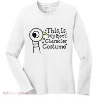 This Is My Book Character Costume Women's Long Sleeve Shirt thumb 0