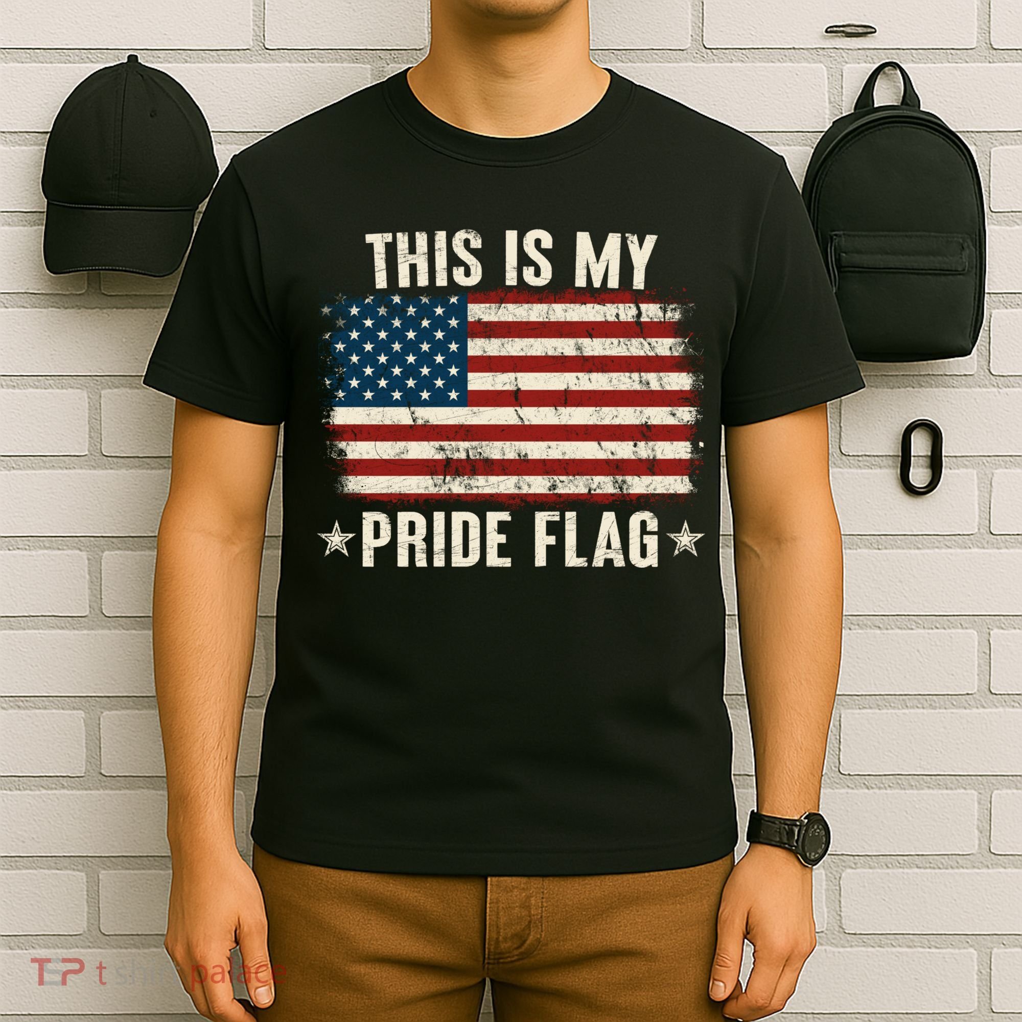 This Is My Pride Flag USA American T-Shirt