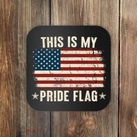 This Is My Pride Flag USA American Coaster thumb 0
