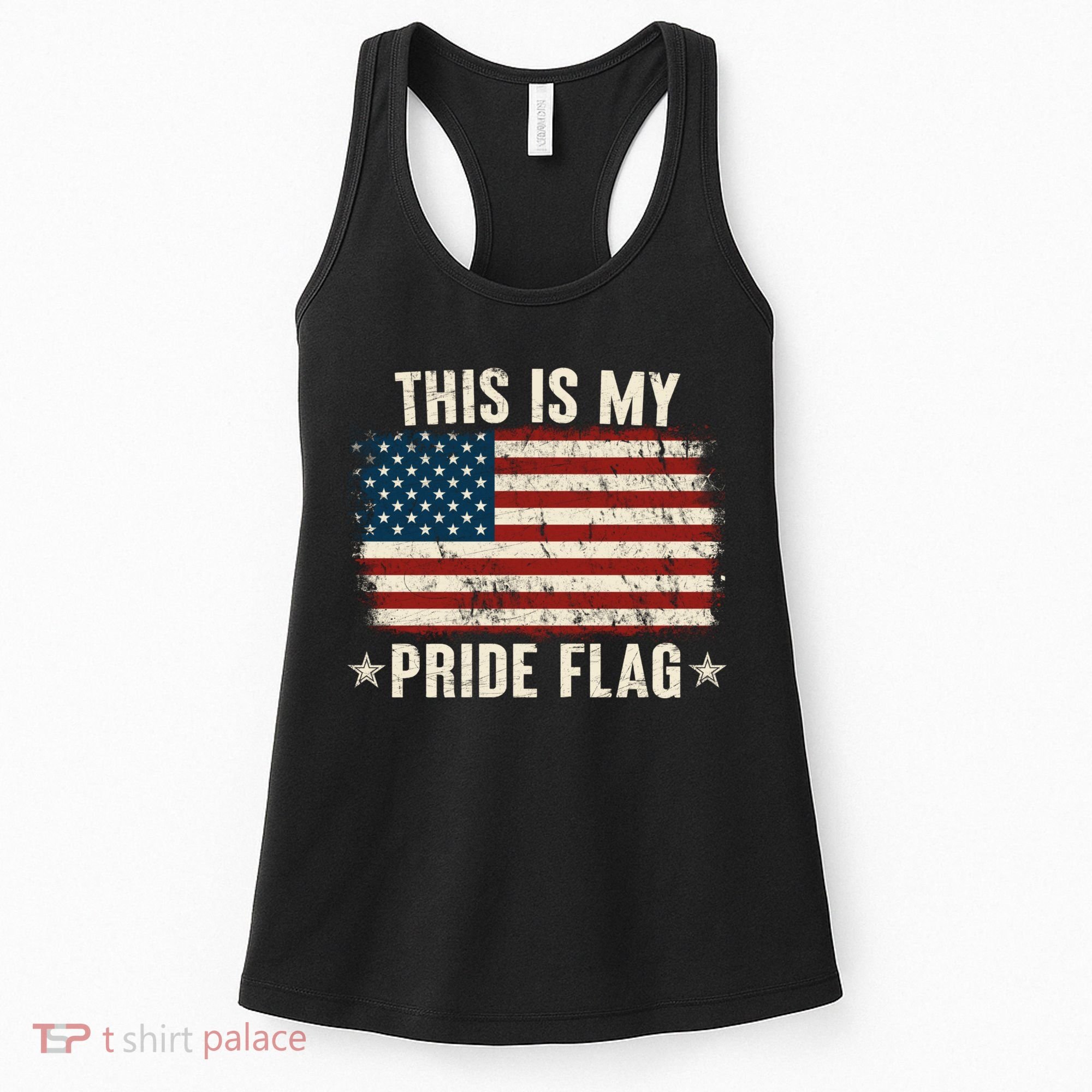 This Is My Pride Flag USA American Women's Tank Top
