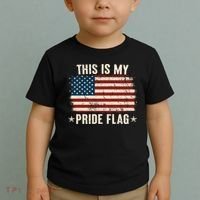 This Is My Pride Flag USA American Toddler T-Shirt thumb 2