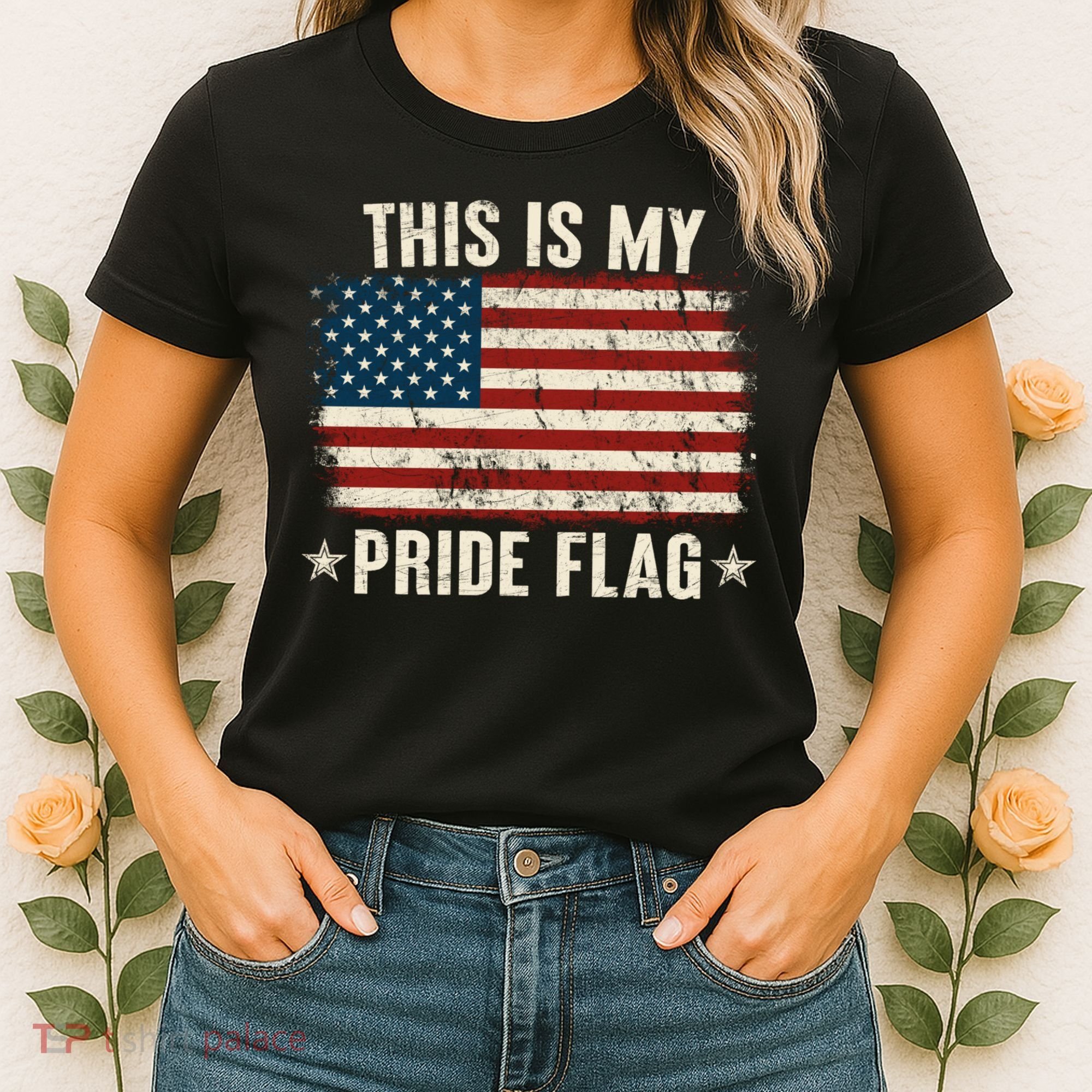 This Is My Pride Flag USA American Women's T-Shirt