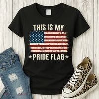 This Is My Pride Flag USA American Women's T-Shirt thumb 3