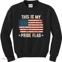 This Is My Pride Flag USA American Kids Sweatshirt thumb 0