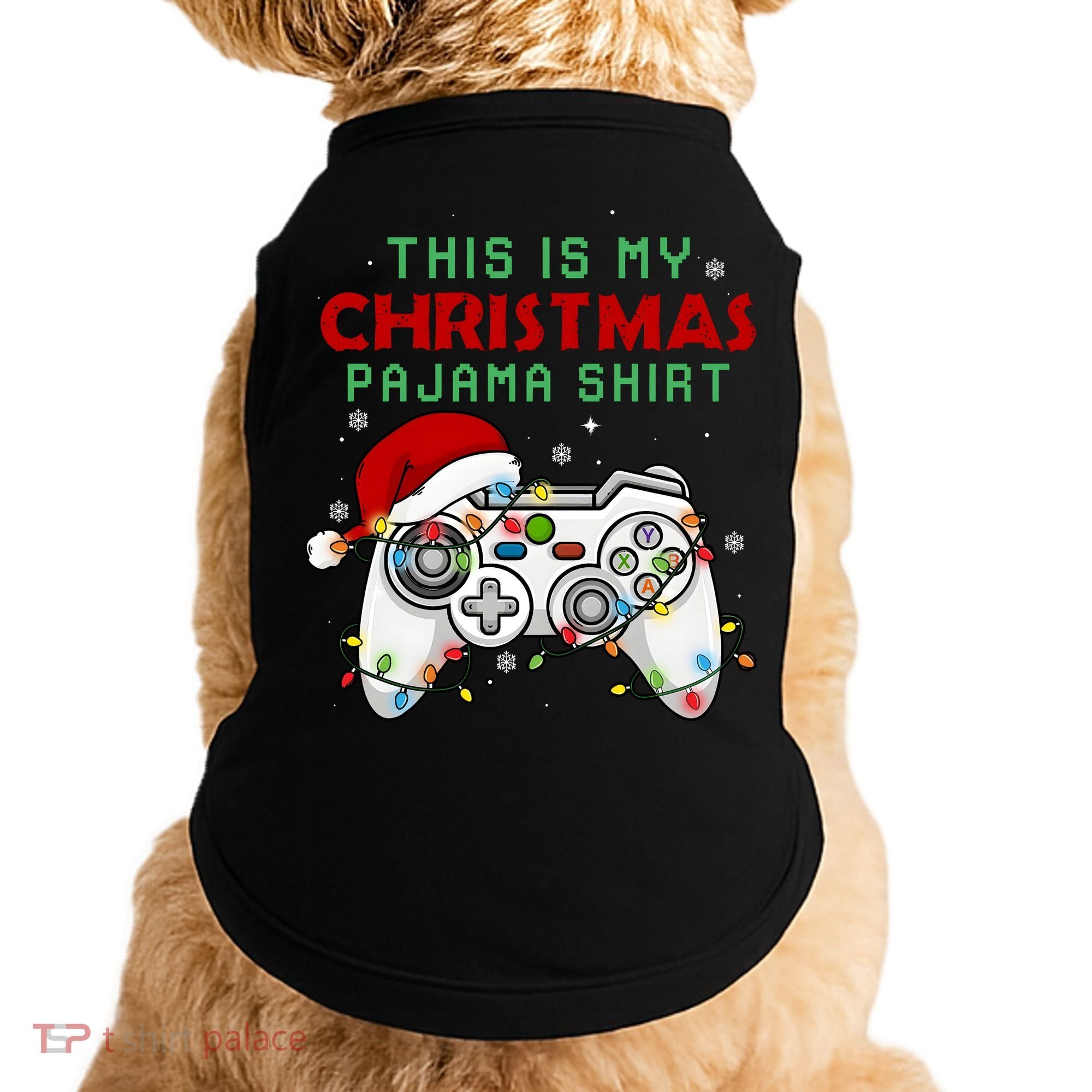 This Is My Christmas Pajama Video Game Controller Doggie Tank