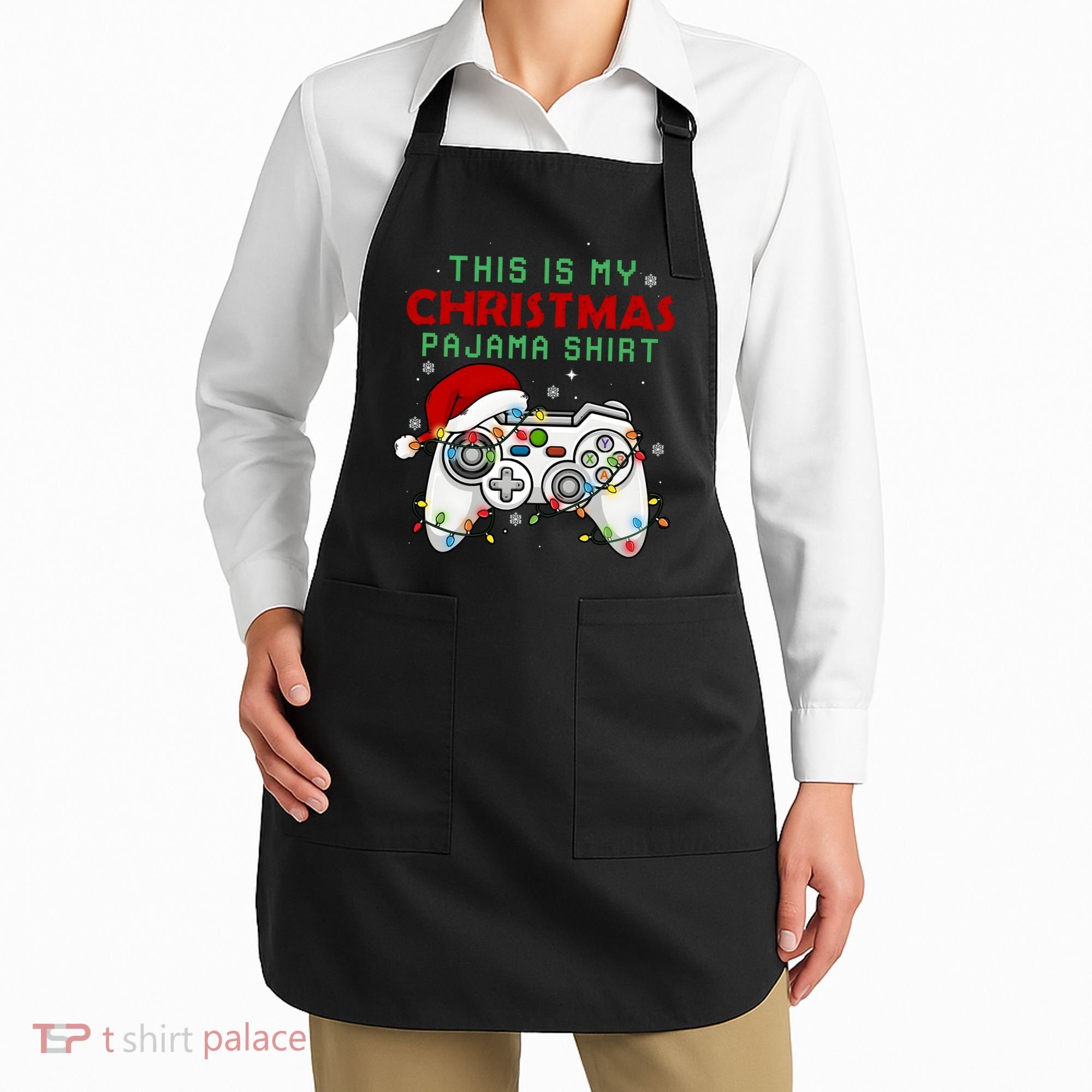 This Is My Christmas Pajama Video Game Controller Apron