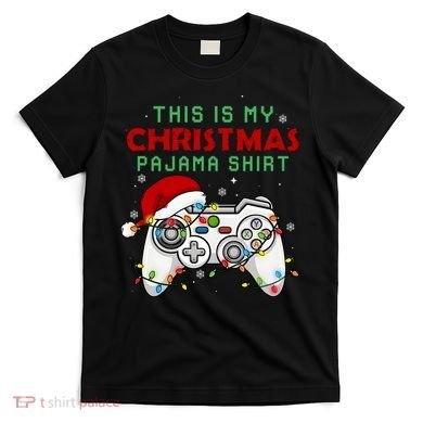 This Is My Christmas Pajama Video Game Controller T-Shirt
