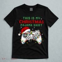 This Is My Christmas Pajama Video Game Controller T-Shirt thumb 5