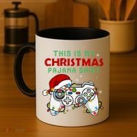 This Is My Christmas Pajama Video Game Controller Coffee Mug thumb 4