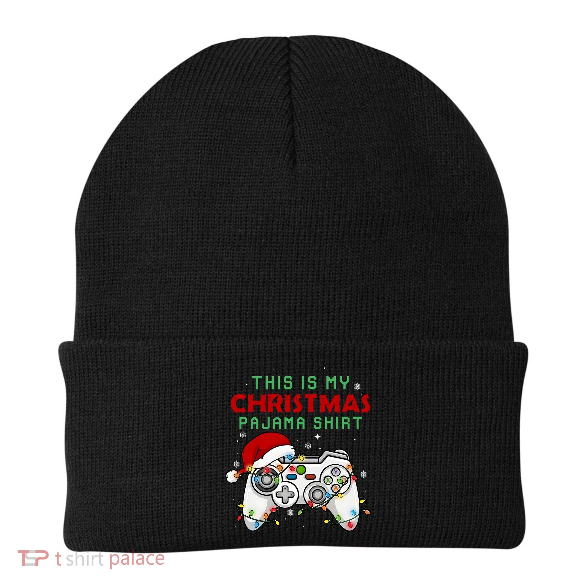 This Is My Christmas Pajama Video Game Controller Beanie