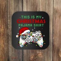 This Is My Christmas Pajama Video Game Controller Coaster thumb 0