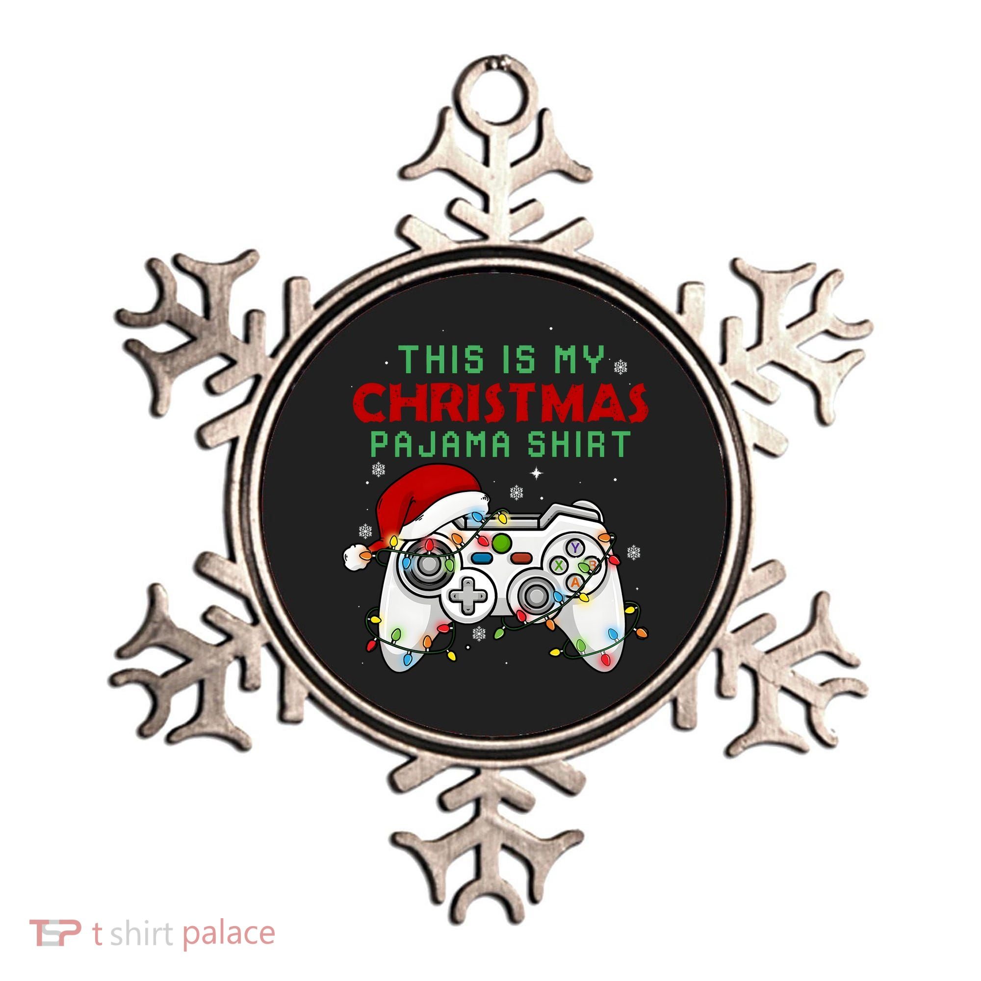 This Is My Christmas Pajama Video Game Controller Ornament