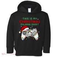 This Is My Christmas Pajama Video Game Controller Toddler Hoodie thumb 0