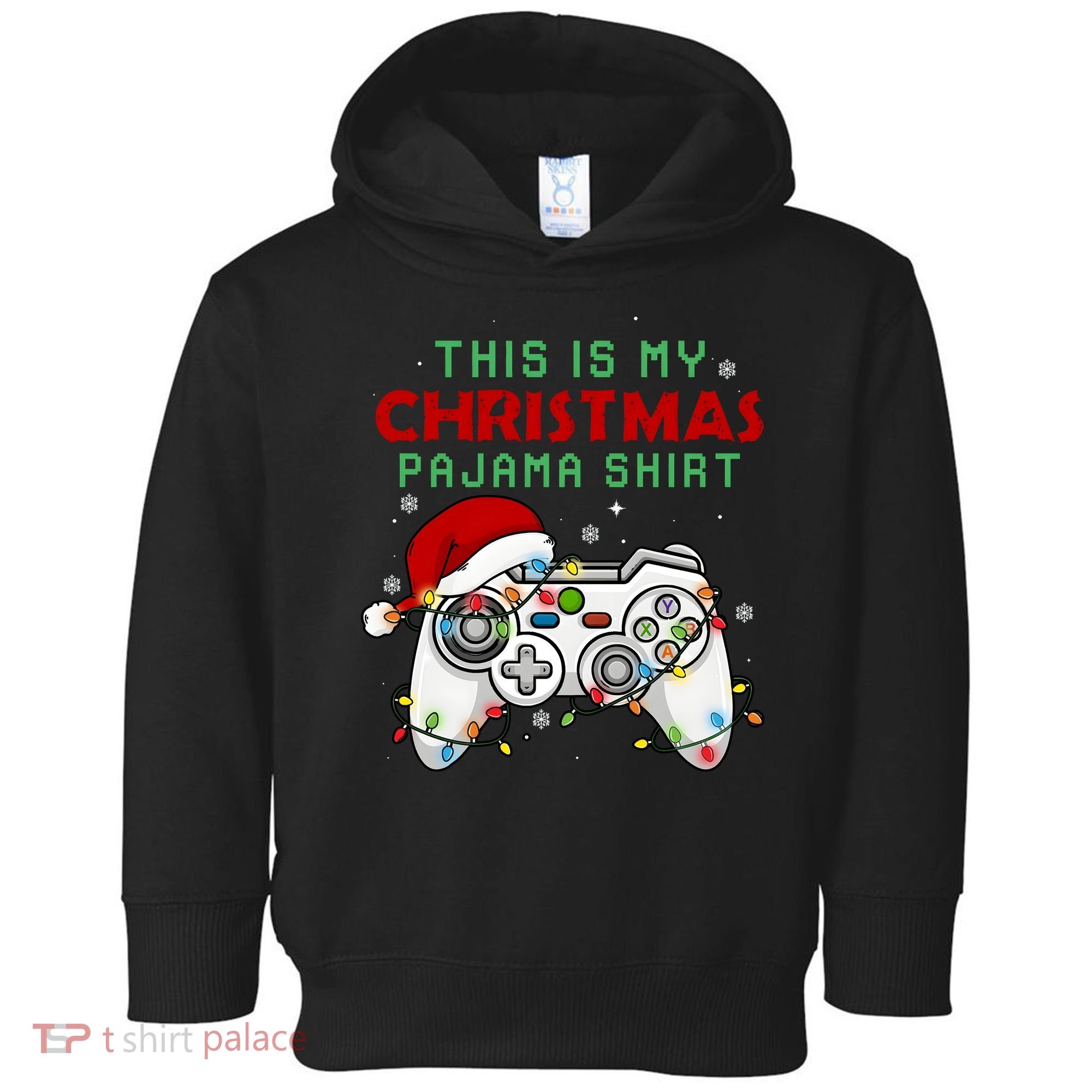This Is My Christmas Pajama Video Game Controller Toddler Hoodie