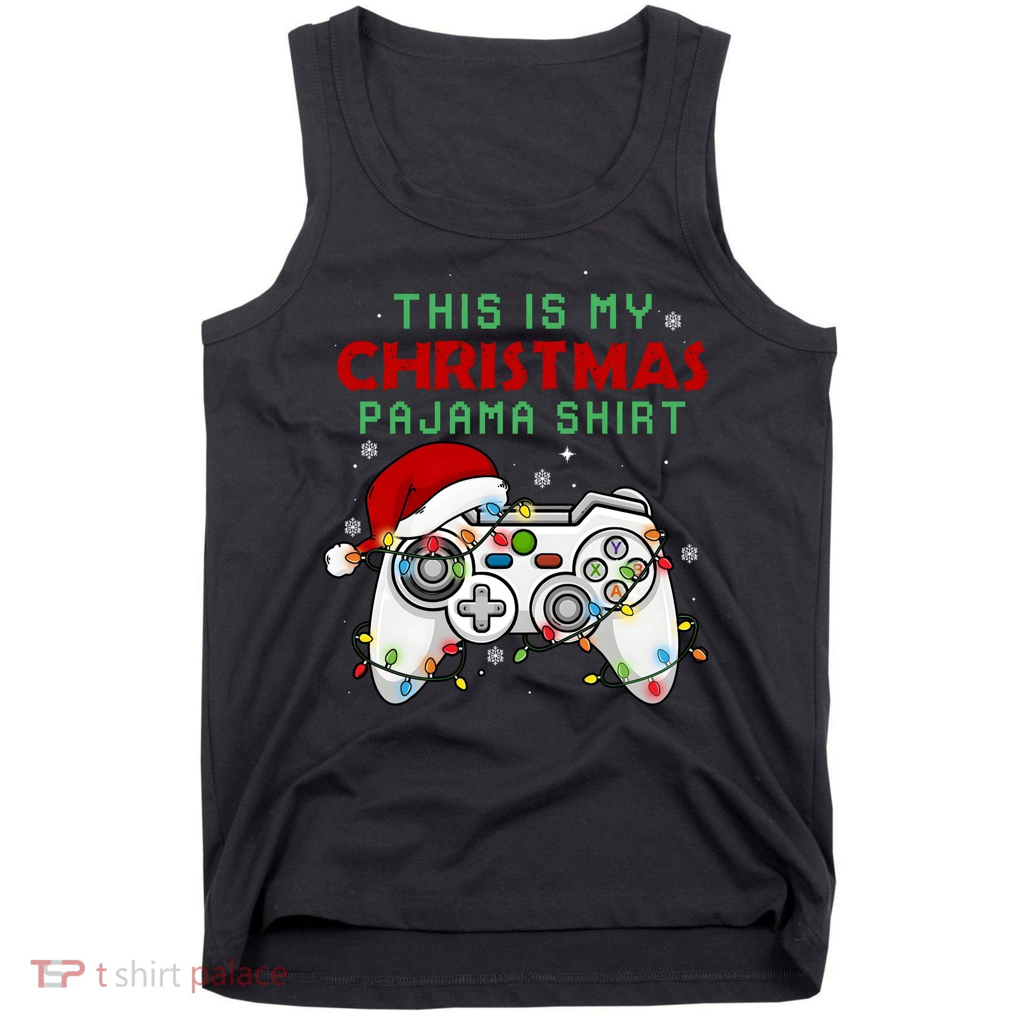 This Is My Christmas Pajama Video Game Controller Tank Top