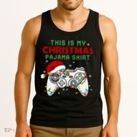 This Is My Christmas Pajama Video Game Controller Tank Top thumb 3