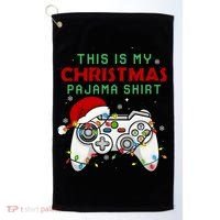 This Is My Christmas Pajama Video Game Controller Golf Towel thumb 0