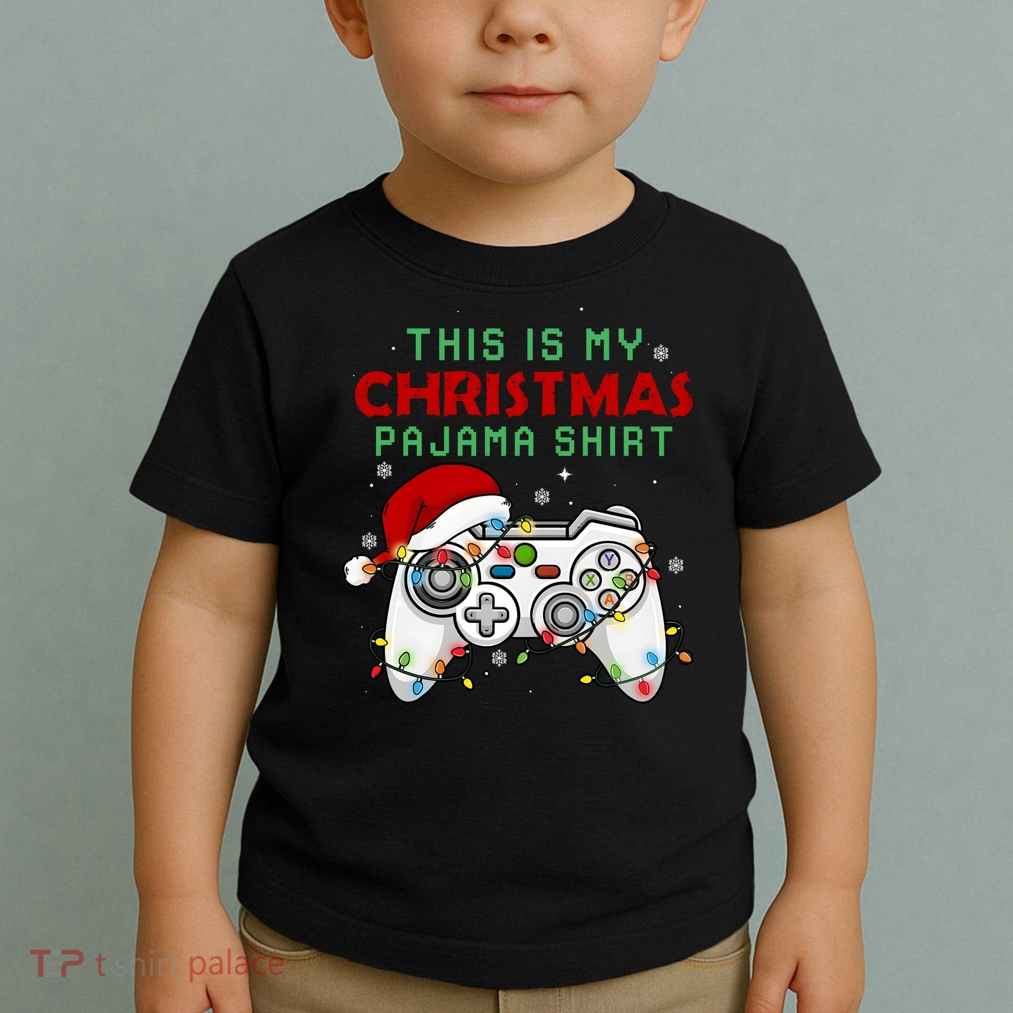 This Is My Christmas Pajama Video Game Controller Toddler T-Shirt