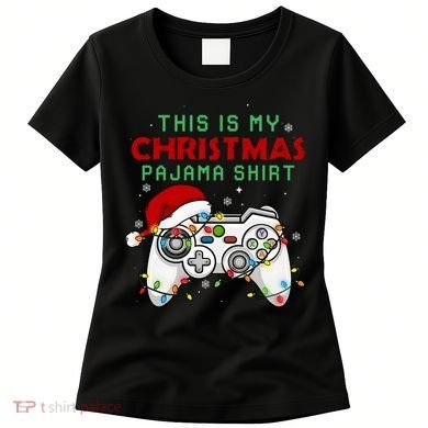 This Is My Christmas Pajama Video Game Controller Women's T-Shirt