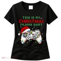This Is My Christmas Pajama Video Game Controller Women's T-Shirt thumb 0