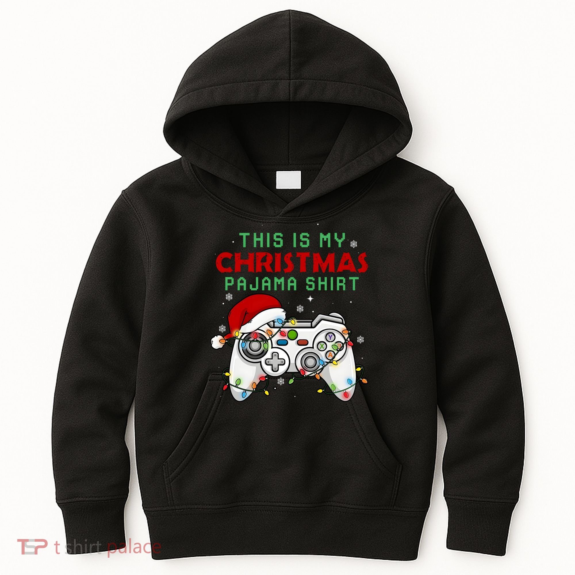 This Is My Christmas Pajama Video Game Controller Kids Hoodie