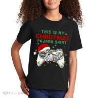 This Is My Christmas Pajama Video Game Controller Kids T-Shirt thumb 2