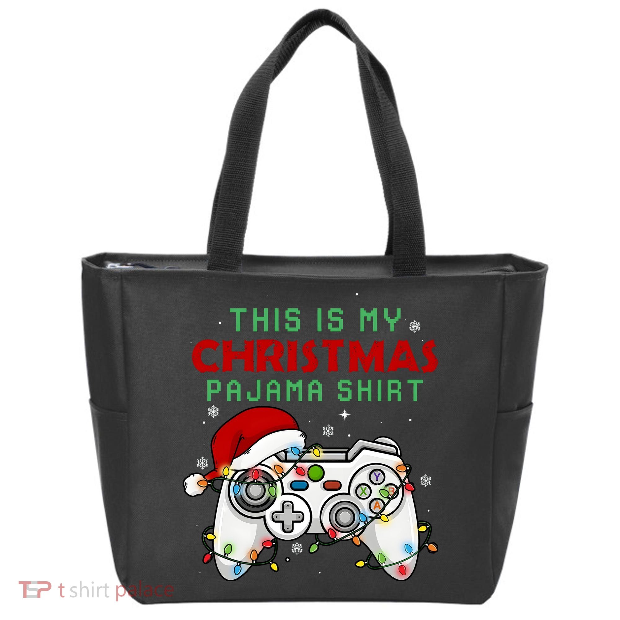 This Is My Christmas Pajama Video Game Controller Tote Bag