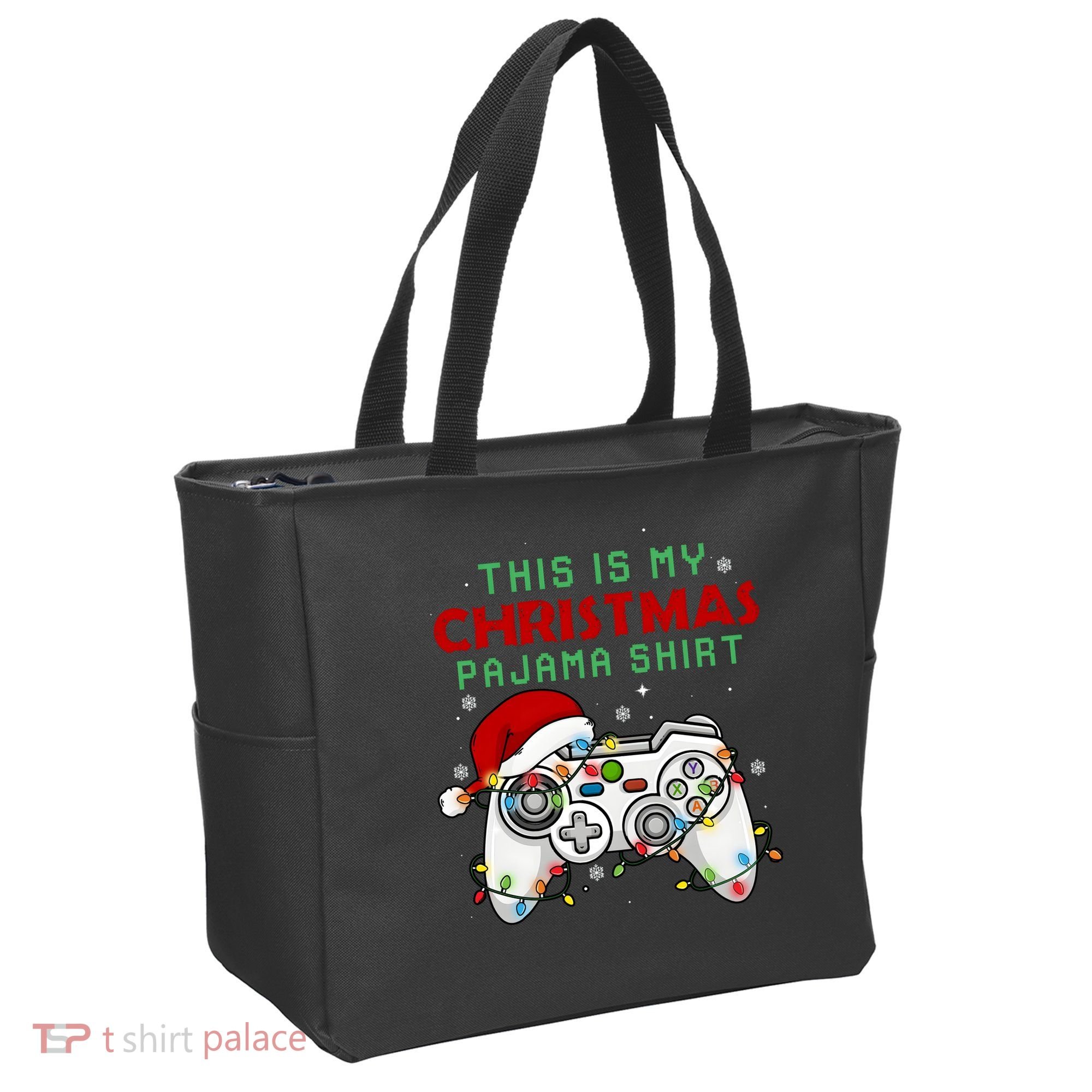 This Is My Christmas Pajama Video Game Controller Tote Bag