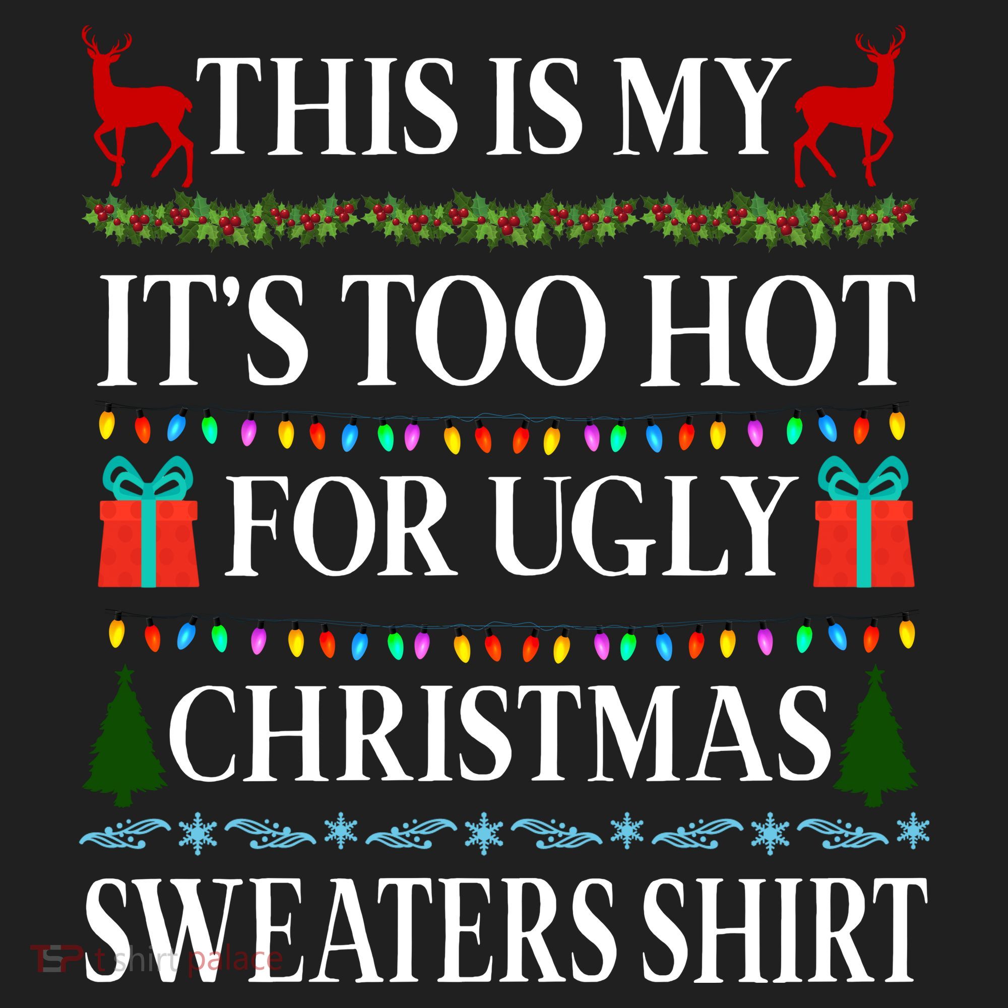 This Is My It's Too Hot For Ugly Christmas Sweaters Shirt Beanie