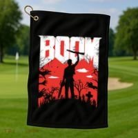 This Is My Boomstick! Golf Towel thumb 1